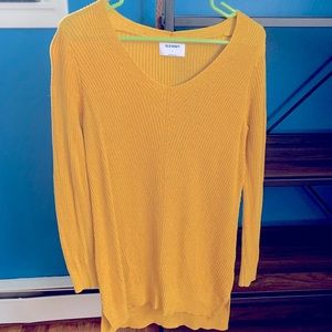 Long Comfortable V-neck Sweater